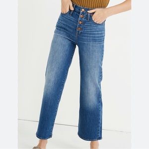Madewell wide-leg crop jeans